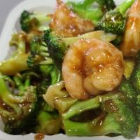 1. Shrimp with Broccoli · 