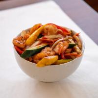 Hibachi Bowl · Mixed vegetable and stir-fry sauce, steamed rice.  Choose your protein.