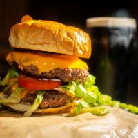 Rivercrest Double Standard Burger · Two griddled 