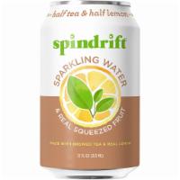 Spindrift Half & Half · Sparkling water with lemon and iced tea.