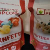Gourmet Popcorn · Love gourmet popcorn it is delicious and taste of variety of flavors.