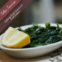 Small Horta Salad · Vegan and gluten free.