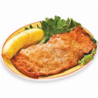  Breaded Chicken Breast / Milanesa de Pollo  · Breaded chicken breast. It comes with salad, rice, beans or French fries. 