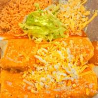 2 Carne Asada Enchiladas · 