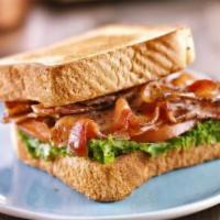 Classic BLT Sandwich · thick-cut bacon, lettuce, tomato, mayo, toasted pullman white