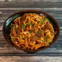 91. Lo Mein · With choice of beef, pork or chicken.
