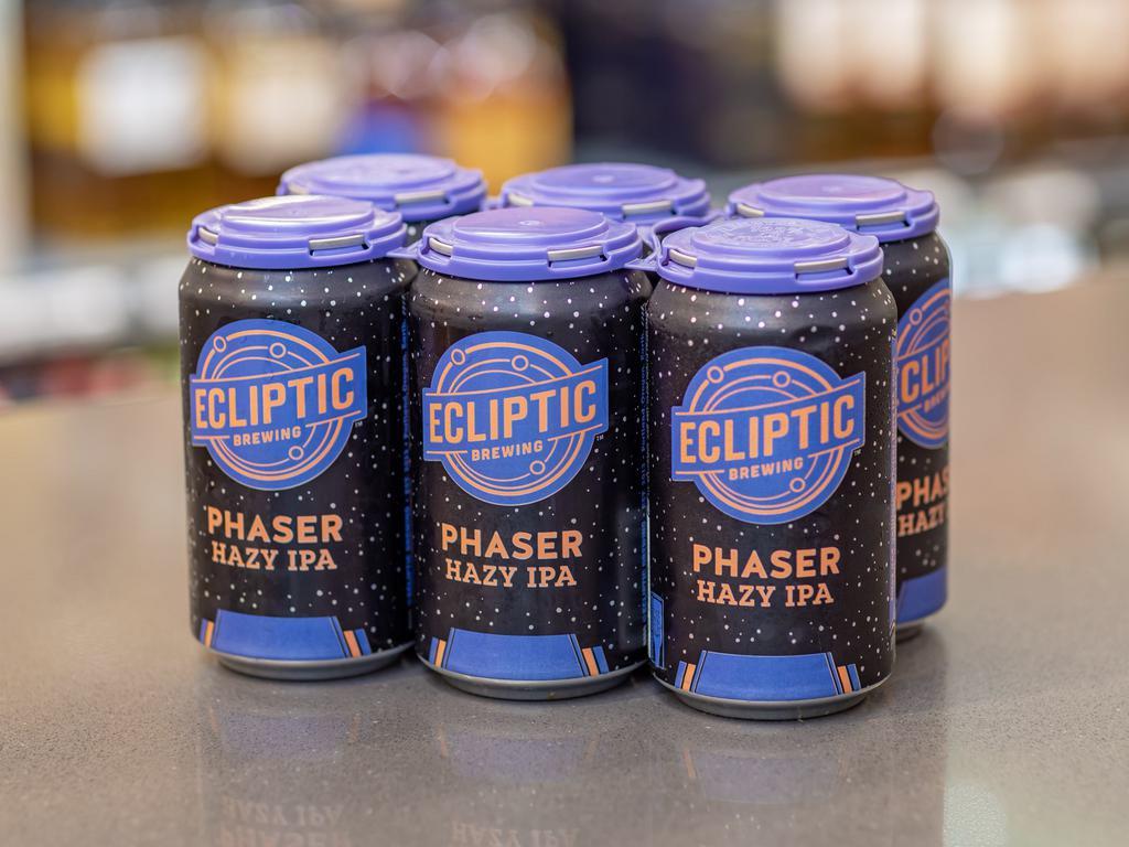 Ecliptic Phaser Hazy IPA 6 Pack 12 oz. Can       · Must be 21 to purchase.
