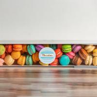 Mini Macarons - Large Box · Approximately 60 mini macarons in our large gift box. Pick up to 12 flavors.
*The size of ea...