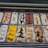 Gelato · Gluten and hormone free. Add toppings for an additional charge. 