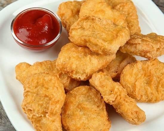 Chicken Nuggets (10pcs) 香酥鸡块 · Golden Fried Chicken Nuggets served with Ketchup