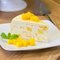 Mango Crepe Cake 芒果千层糕 · Mango favor thousand layers cake