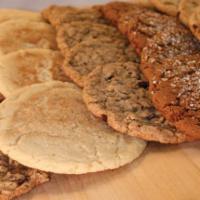  Large Cookie · your choice of chocolate chip, oatmeal chocolate chip, salted caramel, iced sugar, snickerdo...