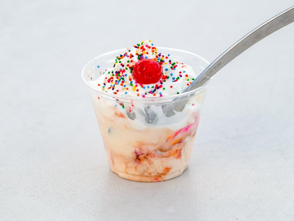 Ice Cream · Your choice of strawberry, chocolate or vanilla.
