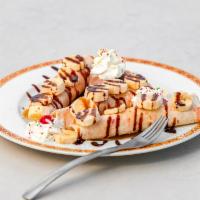 Sweet Crepes · 3 thin pancakes filled with strawberry cream cheese or Nutella banana and mozzarella cheese,...