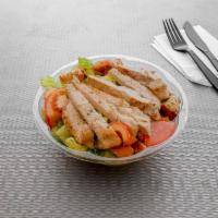 Caesar Salad · With grilled chicken.