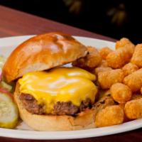 Alehouse Burger · Freshly ground beef patty served on a Brioche bun with FRIES.
***TOPPINGS AND SIDE SUBSTITUT...