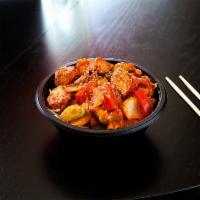 C. Spicy Chicken Over Rice Bowl · 