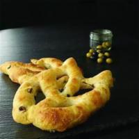 Olive Fougasse Bread · The traditional olive oil-based bread of the South of France is made with the best extra vir...
