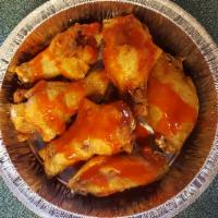 Chicken Wings (Traditional/Bone In) · authentic chicken wings breaded or naked with choice of sauce