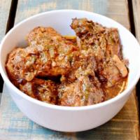 Stewed Chicken · Slow cooked organic chicken marinated in spices. Gluten free and organic.