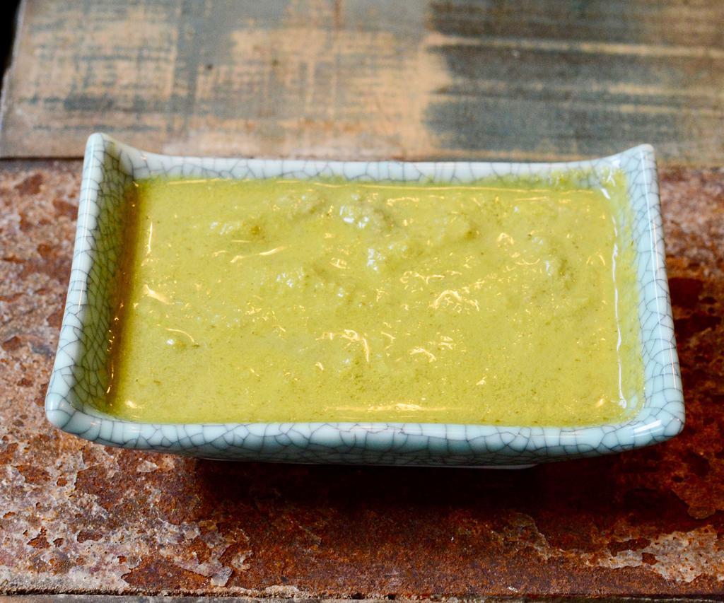 Jalapeno Citrus Aioli · Tangy and mildly spicy. Vegan, vegetarian and gluten free.