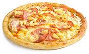 Tropical Hawaiian Pizza · Canadian bacon, smoked bacon, pineapple, cheddar cheese and Sarpino's gourmet cheese blend. Served with your choice of dipping sauce. 
