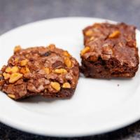 Home Made Brownie · Home-Made Brownies with Walnuts