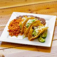 1. Three Tacos Combo · Choice of tacos.