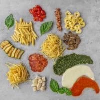Create Your Own Pasta · Choose from our available types of pasta, sauce, and toppings to create your perfect pasta d...