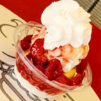 Strawberry Shortcake · If you add extra toppings, Extra charge will be added. Specify ice cream flavor( vanilla, ch...