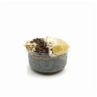 Almond Joy Bowl · Granola, sliced almonds, banana, coconut flakes, raw cacao, and honey. Chia seeds, coconut m...
