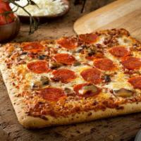 PIZZA Pepperoni · tomato sauce, mozzarella cheese, pepperoni and basil