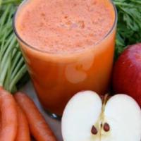 Energizer Veggie Juice 16oz · Apple, orange, and ginger.