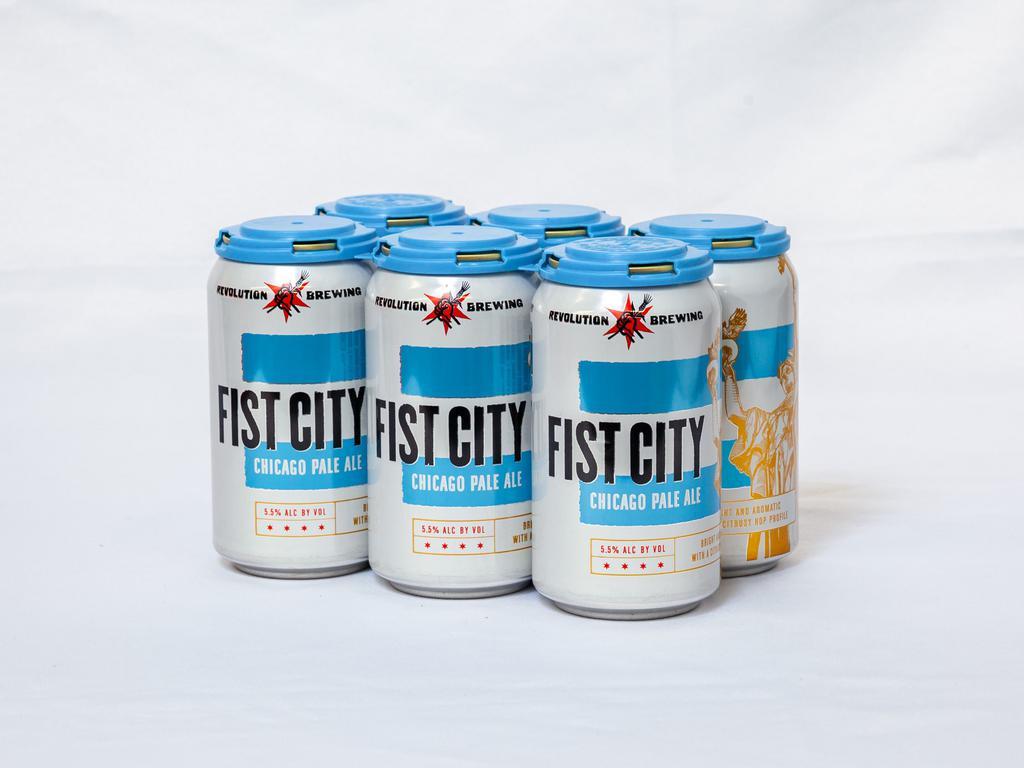 Revolution Fist City 6 Pack - 12 oz. Can Beer · 5.5% ABV. Must be 21 to purchase.