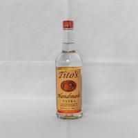 Tito's, 750 ml. Vodka  · 40.0% ABV. Must be 21 to purchase.
