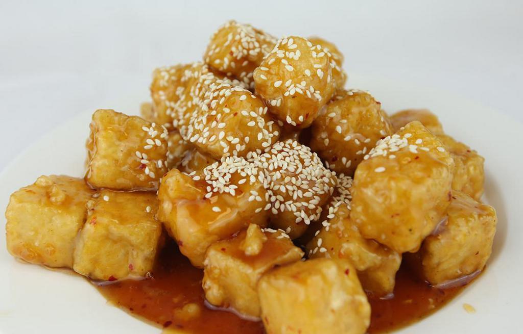 16. Sesame Bean Curd · Tofu.