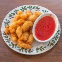 88. Sweet & Sour Chicken · Deep-fried chicken breasts until crisp and golden brown, served with sweet and sour sauce