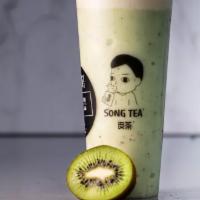 Kiwi Coconut Tea Latte · 