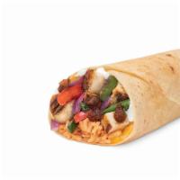 Ultimo Burrito · Protein, roasted veggies, rice, cheese, and sour cream with salsa baja.