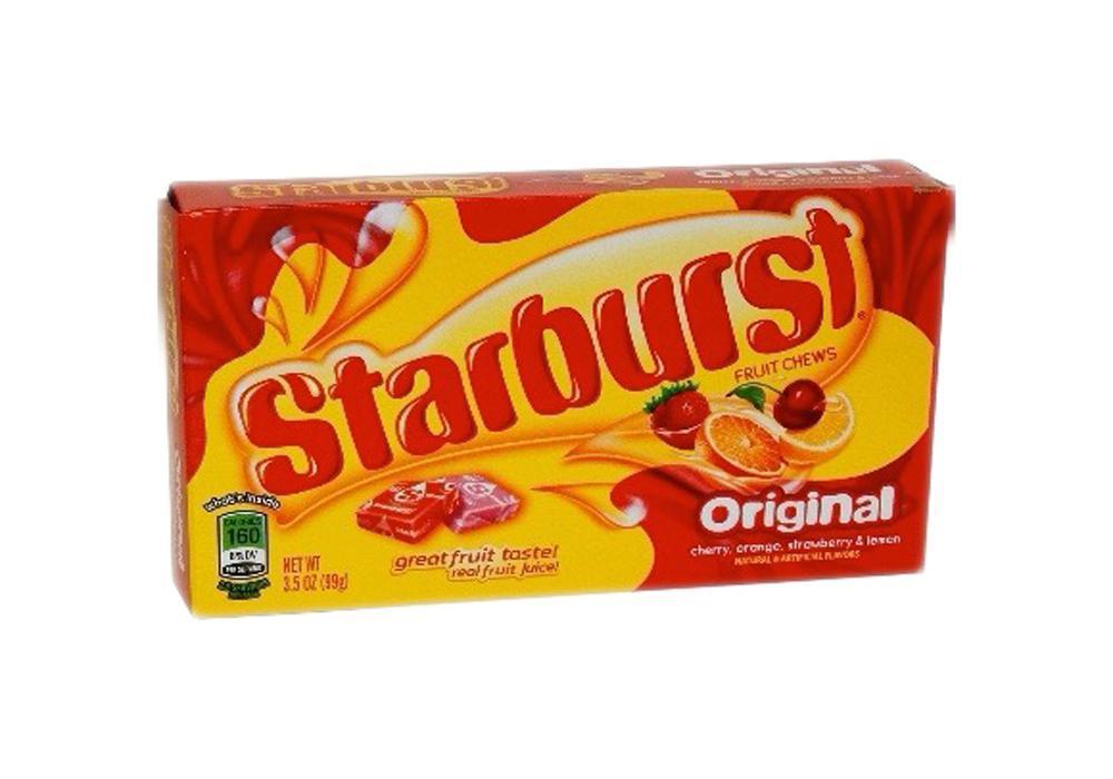Starburst Original Fruit Chews Movie Theater Box · 3.5 oz.
