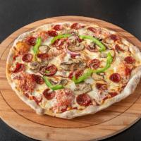 Q Special Pizza · Sausages, mushroom, green pepper and onion.