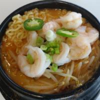13.Shrimp Ramen  · Shrimp.
The restaurant gives separately the house special condiments.