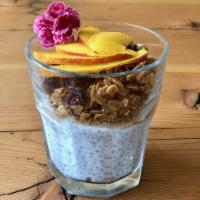 Bree's Chia Seed Pudding · Chia seed pudding made with coconut milk, shaved coconut and house made granola with organic...