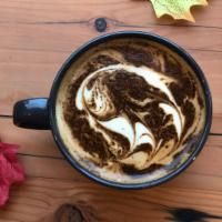 The Sandman · Superfood chaga and 2 shots of espresso made with your choice of steamed milk