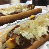 The Big John  · A juicy, jumbo pork sausage, topped with Cole slaw and BIG Dave's signature sauce, on a butt...