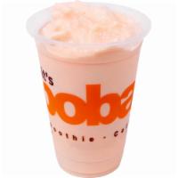 Strawberry Shake · A delicious thick and creamy strawberry shake ice blended with milk and ice cream.