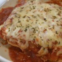 Cheese Lasagna · Authentic Italian dishes served with our own made from scratch marinara sauce.
