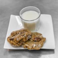 Butter Crunch Pecan · Monster sized cookies that are chewy and soft inside with walnuts and pecan.