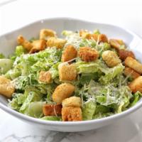 Caesar Salad · Romaine lettuce tossed with croutons, Parmesan cheese, and Caesar dressing. Vegetarian.