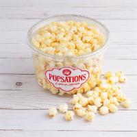 Kettle Corn Popcorn · Clear tub. Our air-popped popcorn with a light coat of sugar and salt. Approx. 8 cups of pop...